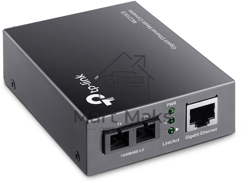 Сетевой коммутатор TP-Link SMB MC210CS Медиаконвертер 1/1000M RJ45 port (Auto MDI/MDIX), Full-duplex, up to 15Km