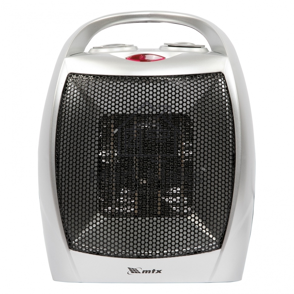Тепловентилятор MTX FHC-1500, серый, 750/1500 Вт, 15 м2, термостат
