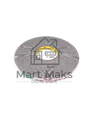 Скотч двусторонний вспененный 3M VHB 15 мм серый, 50 м