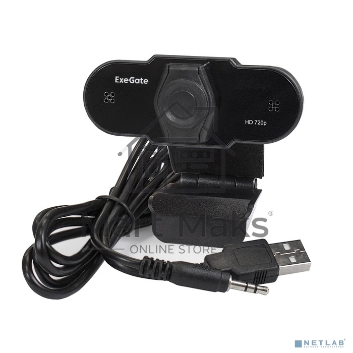 Веб-камера ExeGate EX287386RUS BlackView C525 HD Tripod (матрица 1/3