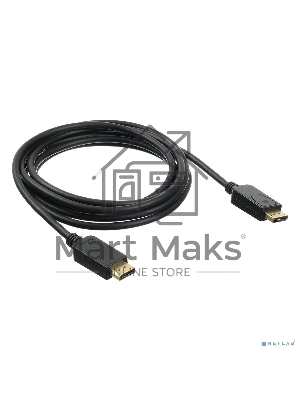 Кабель аудио-видео Buro v 1.2 DisplayPort (m)/DisplayPort (m) 3м. позолоченные контакты черный