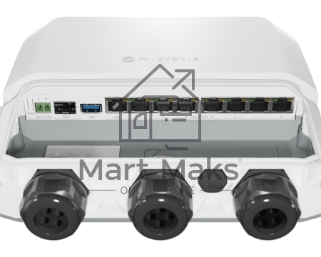 Маршрутизатор/ RB5009UPr+S+OUT Wired router 2.5 Gigabit Ethernet, Gigabit Ethernet White