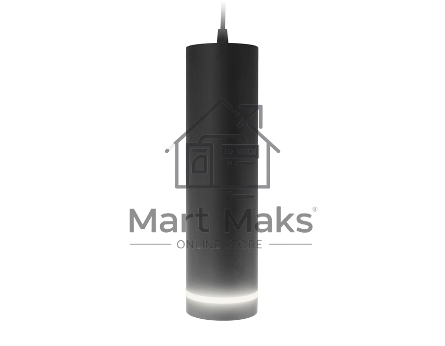 Светильник Ambrella light TN290 SBK черный песок LED 4200K 9W D80*290