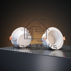 Встраиваемый светодиодный светильник 25082/LED 7W 4200K чёрный