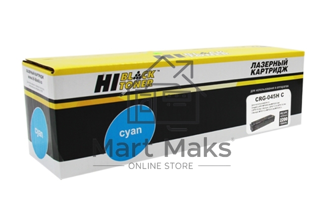 Картридж Hi-Black (HB-CRG-045H C) для Canon LBP-611/613/MF631/633/635, C, 2,2K