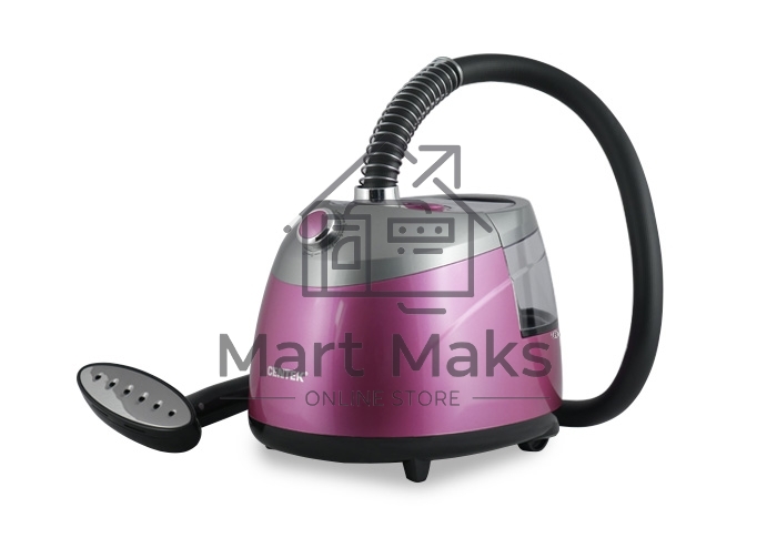 Отпариватель напольный Centek CT-2379 (розовый) 2200Вт, 2.5л БОЛЬШОЙ БАК, 40г/мин,10 режимов, алюм.ш
