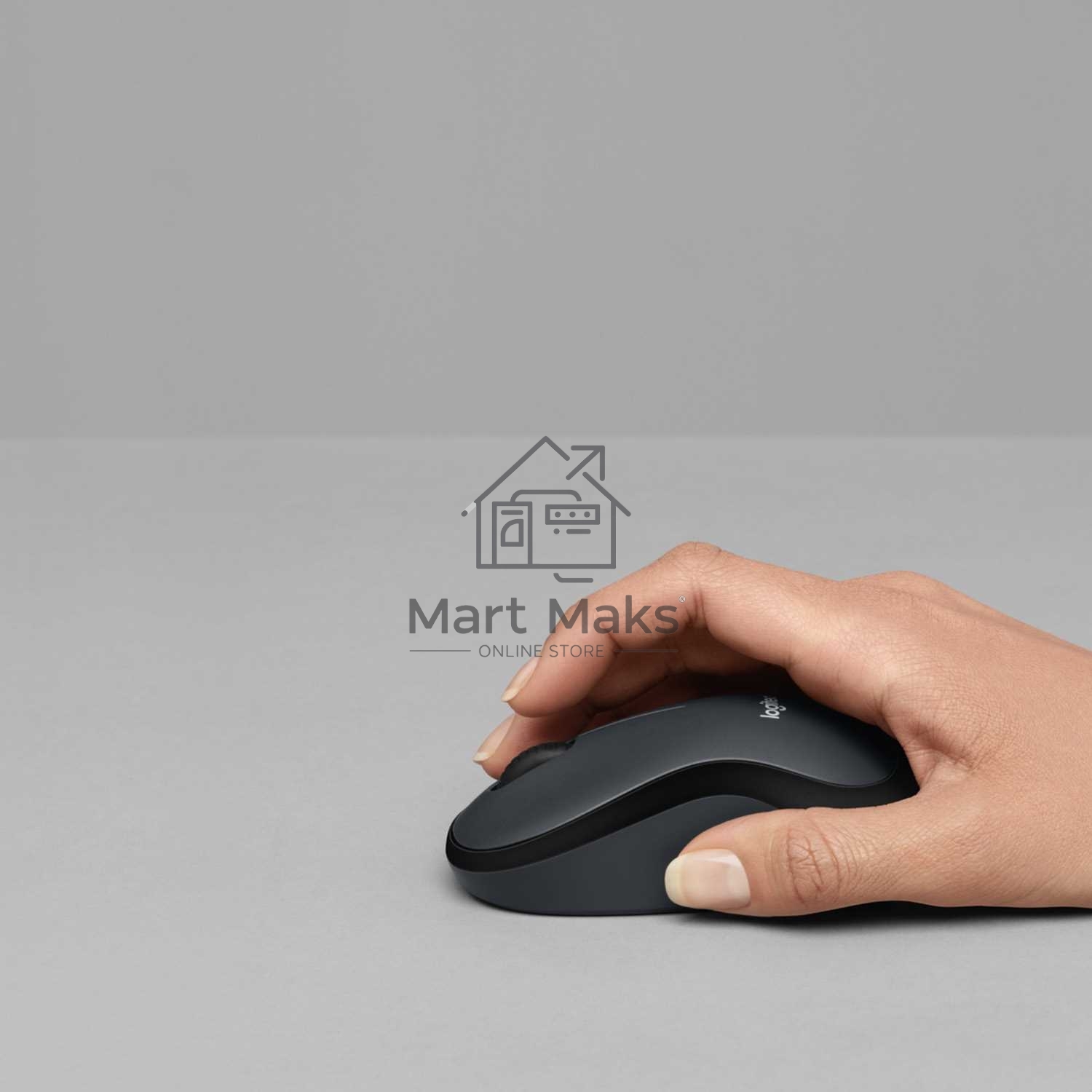Мышь беспроводная Logitech M220 SILENT черный, 1000 dpi, радиоканал, USB, кнопки - 3