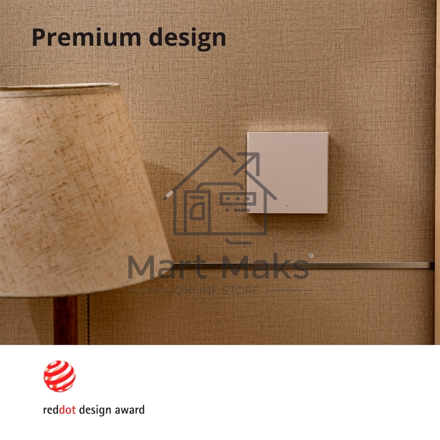 Умный выключатель одноклавишный Aqara Smart Wall Switch H1 (WS-EUK01)