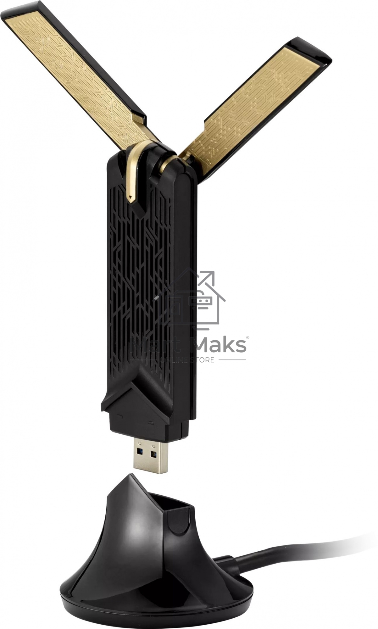 Адаптер беспроводной связи (Wi-Fi) ASUS USB-AX56 /EU /NO CRADLE (90IG06H0-MO0R10) (565284)