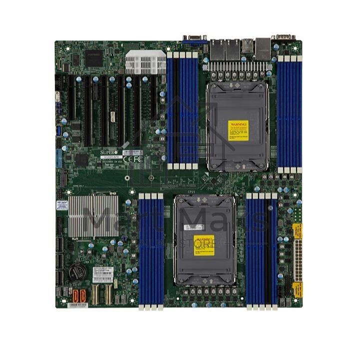 Серверная материнская плата Supermicro X12DPI-NT6-B, сокет LGA4189, Intel C621A, DDR4 ECC, 18xDDR4, 4xPCIe 4.0 x16, 2xPCIe x8, M.2, 14xSATA, 2x10GbE, 4xUSB 3.2, VGA, COM, E-ATX