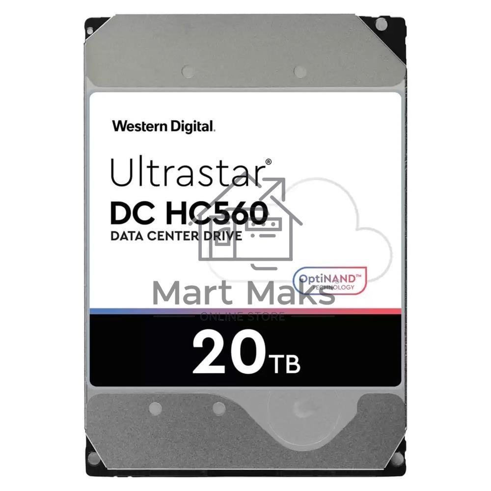 Жесткий диск Western Digital HDD WUH722020BLE604 20TB 7200rpm SATA-III 512Mb 3.5