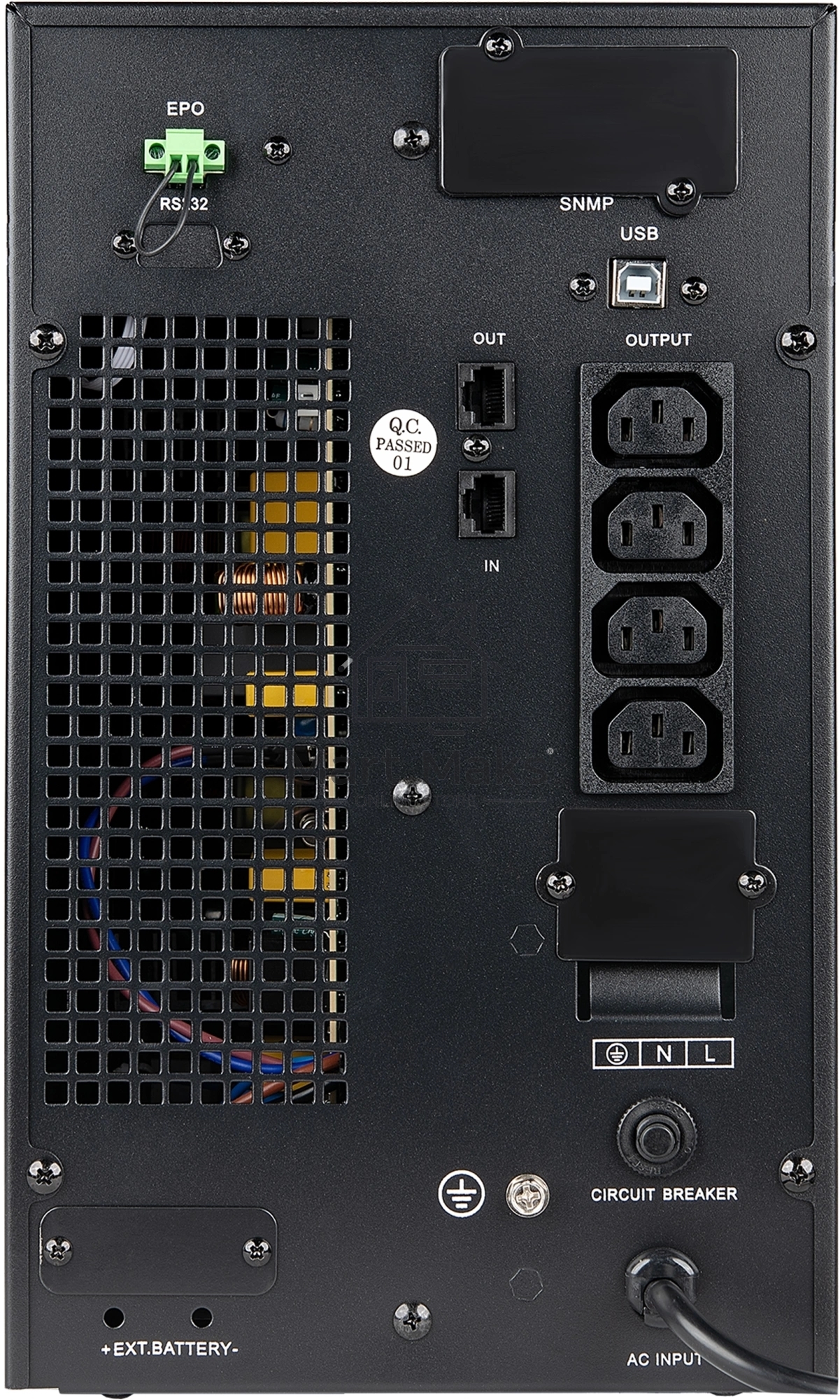 Источник бесперебойного питания Smartwatt UPS MASTER IEC 2kVA 2000Вт 1800ВА черный