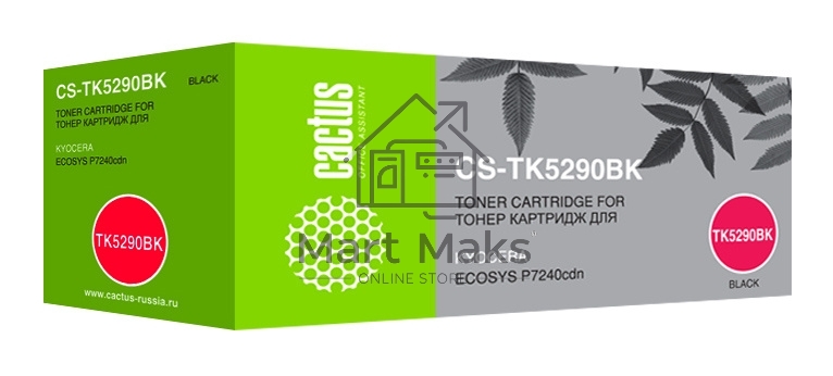 Картридж лазерный Cactus CS-TK5290BK черный (17000 стр.) для Kyocera ECOSYS P7240cdn