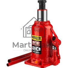 Домкрат STAYER 43160-20_z01 гидравлический бутылочный red force 20т 242-452мм