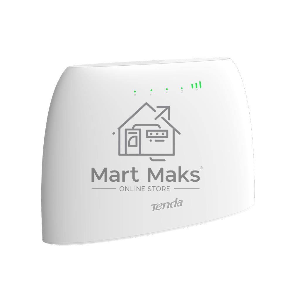 Роутер Tenda 4G03 4G LTE wiFi, 300Мбит/с, поддержка TR069, слот для SIM-карт