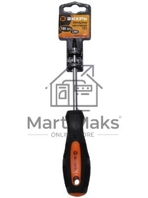 Отвертка крестовая ВИХРЬ PZ2, 100 мм