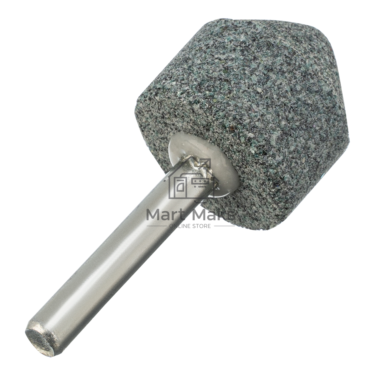 Шарошка абразивная, конус, для дрели, 25 x 25 мм, хвостовик d6 мм, 63С Denzel