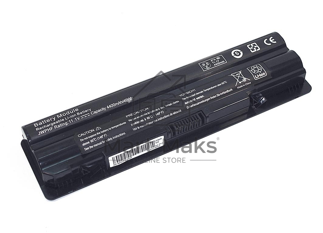 Аккумуляторная батарея для ноутбука Dell XPS15 11.1V 5200mAh черный OEM