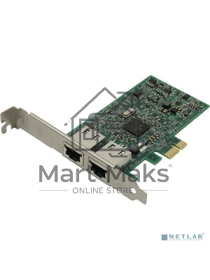 Сетевая карта NetXtreme BCM5720-2P (BCM95720A2003AC) SGL Dual-Port 1Gb RJ-45 Ethernet Server Adapter, LP + FH brackets incl, BOX