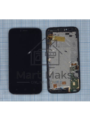 Дисплей для Huawei Ascend Y625 черный с рамкой