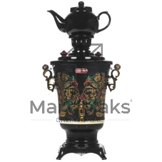 Самовар Centek CT-0093 черный/хохлома