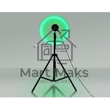 Атмосферная светодиодная настольная лампа Ambrella light DE8387 BK черный LED RGB 3W (ПДУ RGB)
