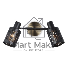 Светильник Ambrella light TR8668/2 BK/SB чёрный/бронза E14/2 max 60W 360*100*190