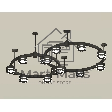 Светильник Ambrella light XR92221004/13 SBK/FR черный песок/белый матовый GX53 (A9222, A9227, C9238, C9232, N8434)