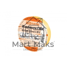 Изолента ПВХ 0,15х19мм Желтая 20м | SQ0526-0002 | TDM
