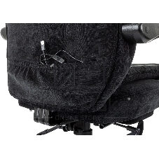 Кресло руководителя Бюрократ T-9950MSG-F Fabric черный Light-20, крестов. пластик, подст. для ног