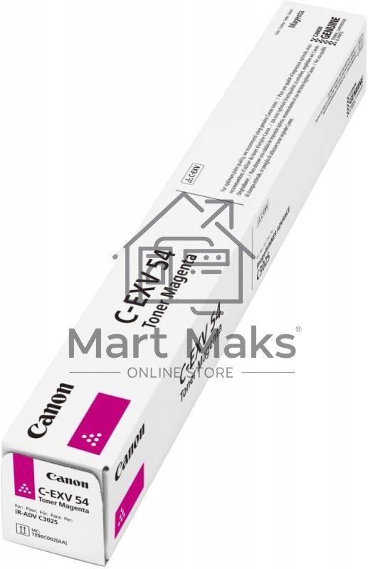 Картридж лазерный Canon C-EXV54M 1396C002 пурпурный (8 500 стр.) для Canon imageRUNNER C3226i/C3025i/C3025/C3125i