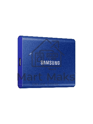 Внешний SSD Samsung T7, 1TB, USB 3.2 Gen 2 Type-C, R/W 1050/1000, синий