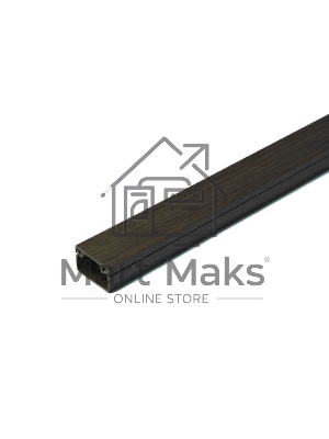 Кабель-канал 15х10 L2000 пластик с двойным замком венге УралПак КК-4815010-200 Кабель-канал 15х10 L2000 пластик с двойным замком венге УралПак КК-4815010-200