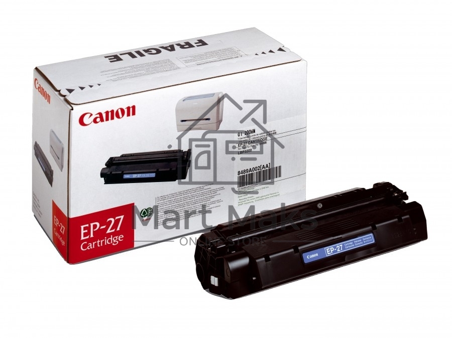 Картридж лазерный Canon EP-27 (98489A002), черный для LBP-3200/MF3110/MF5630/ MF5650/MF5730/MF5750/MF5770 2500 стр.