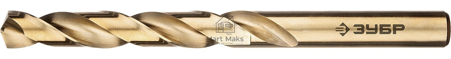 Сверло ЗУБР по металлу КОБАЛЬТ, сталь Р6М5К5, класс А, Профессионал 29626-12, d=12 мм 29626-12