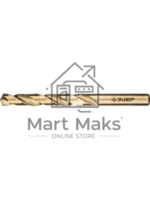 Сверло ЗУБР по металлу КОБАЛЬТ, сталь Р6М5К5, класс А, Профессионал 29626-12, d=12 мм 29626-12 Сверло ЗУБР по металлу КОБАЛЬТ, сталь Р6М5К5, класс А, Профессионал 29626-12, d=12 мм 29626-12