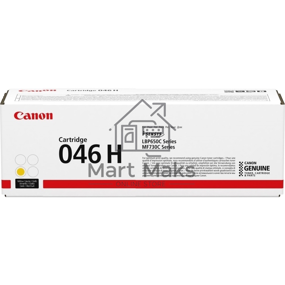 Картридж лазерный Canon 046Y H желтый для i-SENSYS MF732/734/735, LBP653/654 5000 страниц