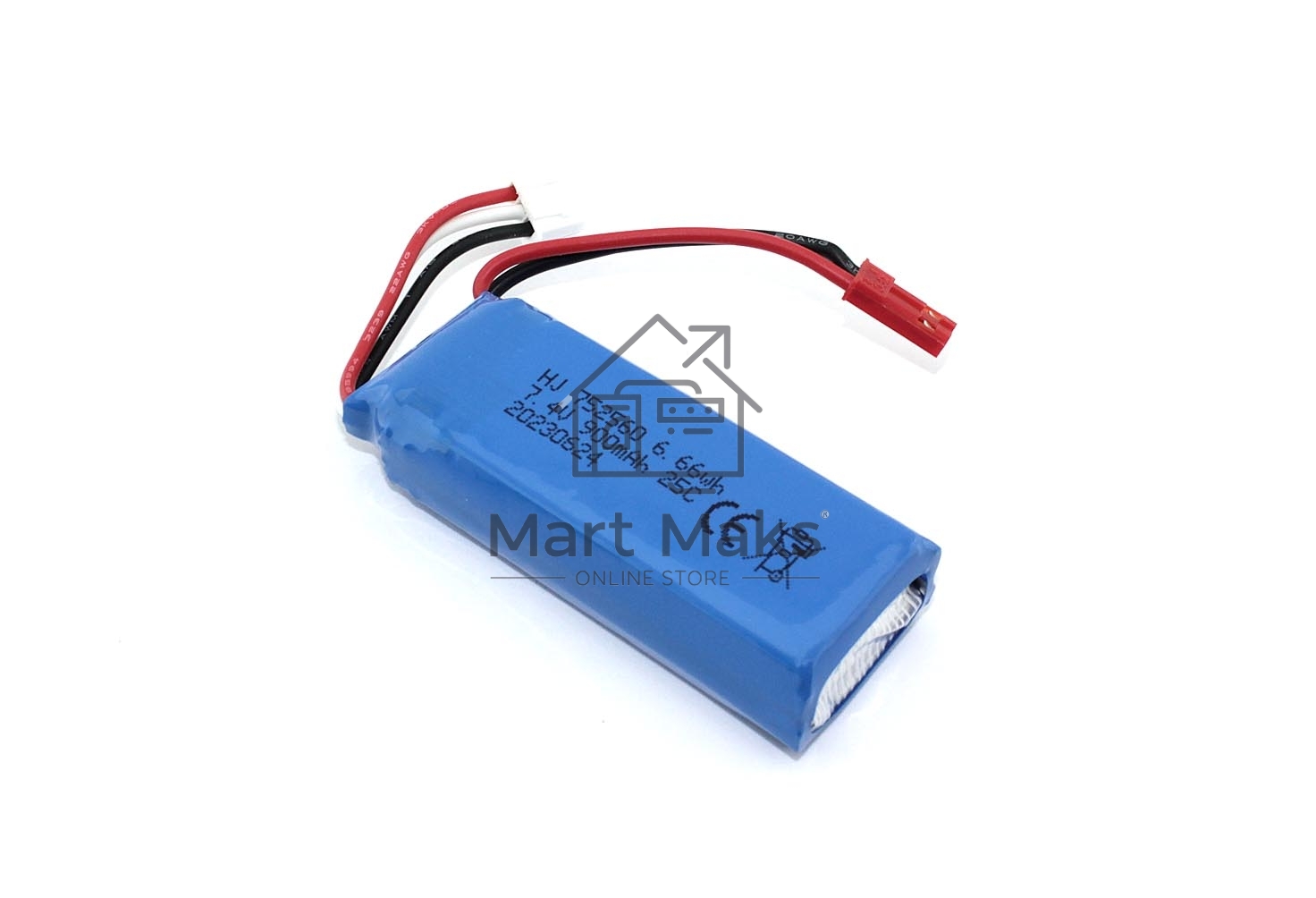 Аккумулятор Li-Pol 7.4v 752560 900mah JST