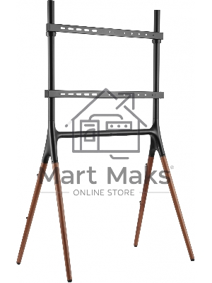 Подставка для телевизора Cactus CS-ST1247BKWN черный/орех 49