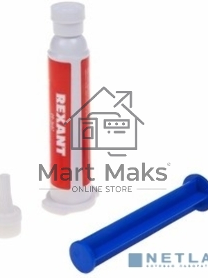 Флюс-гель для пайки Rexant, пайка алюминия, 12 мл, техно-шприц, блистер