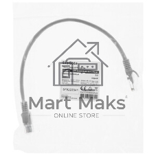 Патч-корд ExeGate EX286375RUS UTP-RJ45-RJ45-5e-0,3M-LSZH-GY, UTP, cat.5e, LSZH, 0.3м, серый