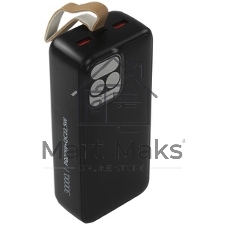 Портативный аккумулятор Perfeo Powerbank Atomic Age 30000 mAh/LED дисплей/PD + QC 3.0/Type-C/2 USB/Выход: 5A, max 22.5Wчерный (PF_E1478)