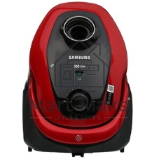 Пылесос Samsung VC20M257AWR красный, 460/2000 Вт, уборка сухая, пылесборник мешок 2.5 л