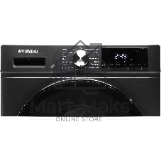 Стиральная машина Hyundai WFD8401 темно-серый, загрузка фронтальная 8кг, 1400 об/мин., класс: B