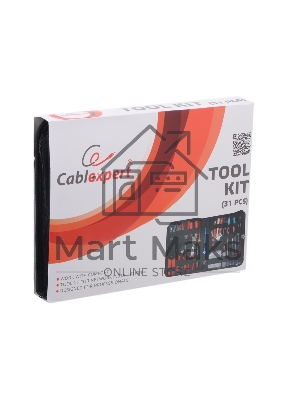 Монтажный инcтрумент Gembird TK-NETWORK Набор инструментов, 31 предмет, ret