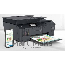 МФУ струйное HP Smart Tank 615 AiO (Y0F71A), A4, цветной, печ. до 22 стр/мин. (ч/б) до 16 стр/мин. (цвет), скан. до 5 стр/мин. (ч/б) 3 стр/мин. (цвет), 1200 x 1200 dpi (ч/б печать, скан.) 1200 x 4800 dpi (печать цвет), USB, Wi-Fi, BlueTooth, Air Print, Mopria