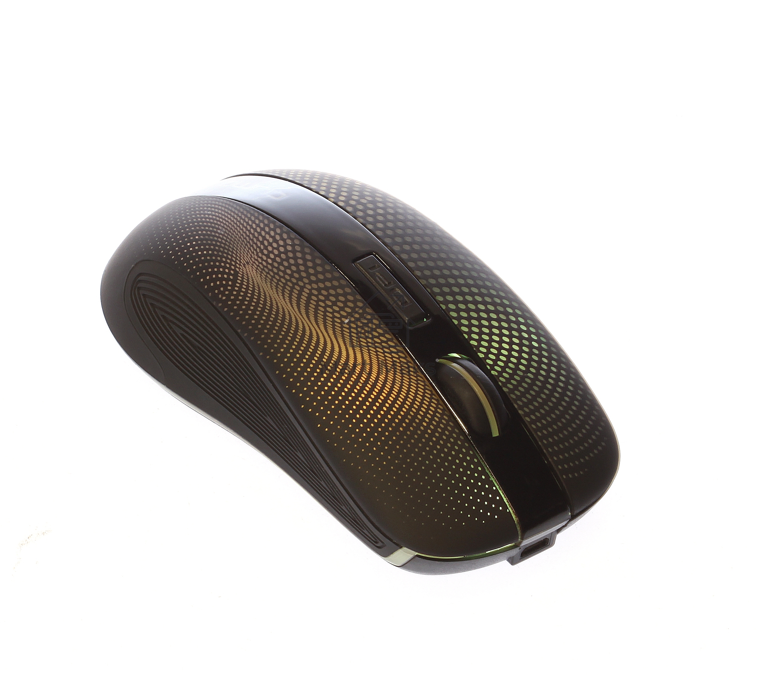 Мышь беспроводная Qumo Comfort M18 черный, 2400 dpi, радиоканал, USB, кнопки - 6