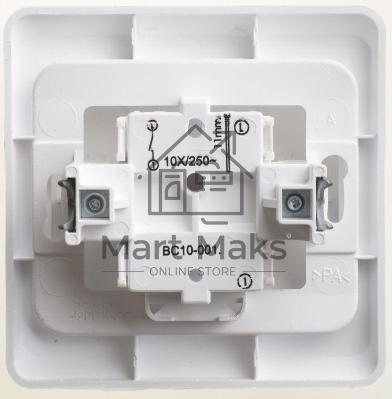 Выключатель 1-кл. СП Этюд 10А IP20 бел. SchE BC10-001B