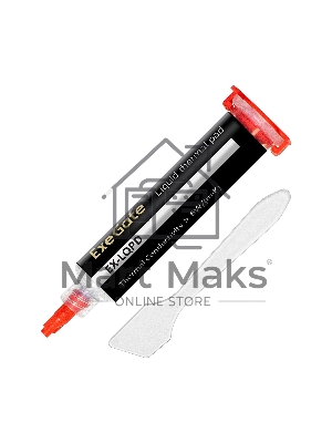 Жидкая термопрокладка ExeGate EX-LQPD (6 Вт/(м•К), 25г тюбик с лопаткой)