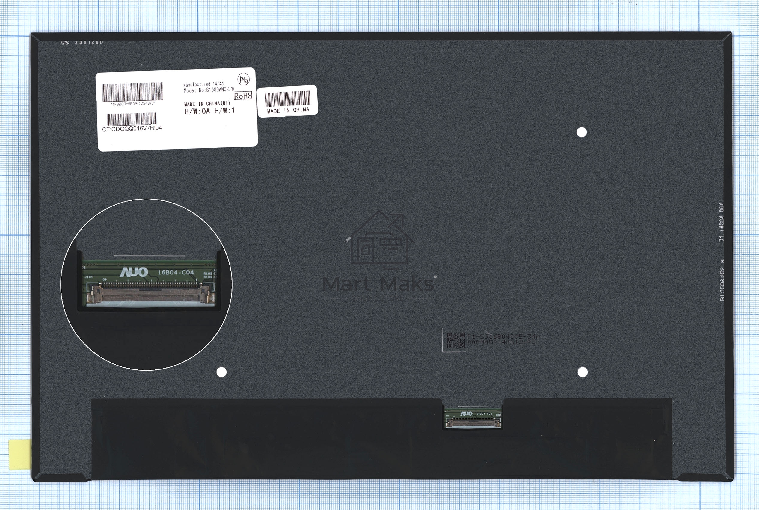 Матрица B160QAN02.W